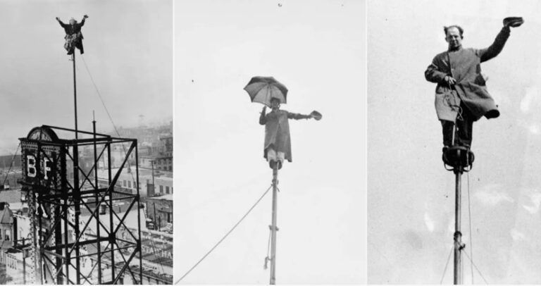 Сидение на флагштоке: странная мода 1920-х годов