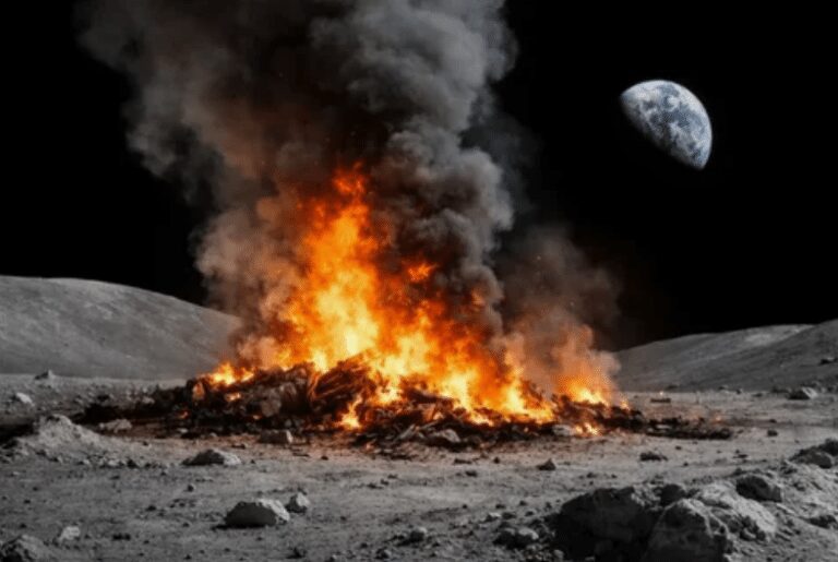 NASA исследует огонь на Луне: новый эксперимент учёных